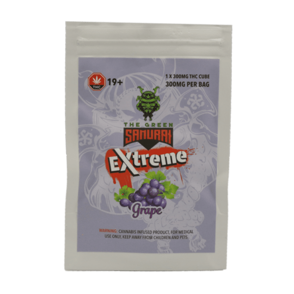 Green Samurai Extreme - Grape Gummy 300mg THC | Magic Mushrooms Edmonton Canada
