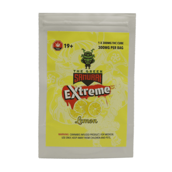 Green Samurai Extreme - Lemon Gummy 300mg THC | Magic Mushrooms Edmonton Canada