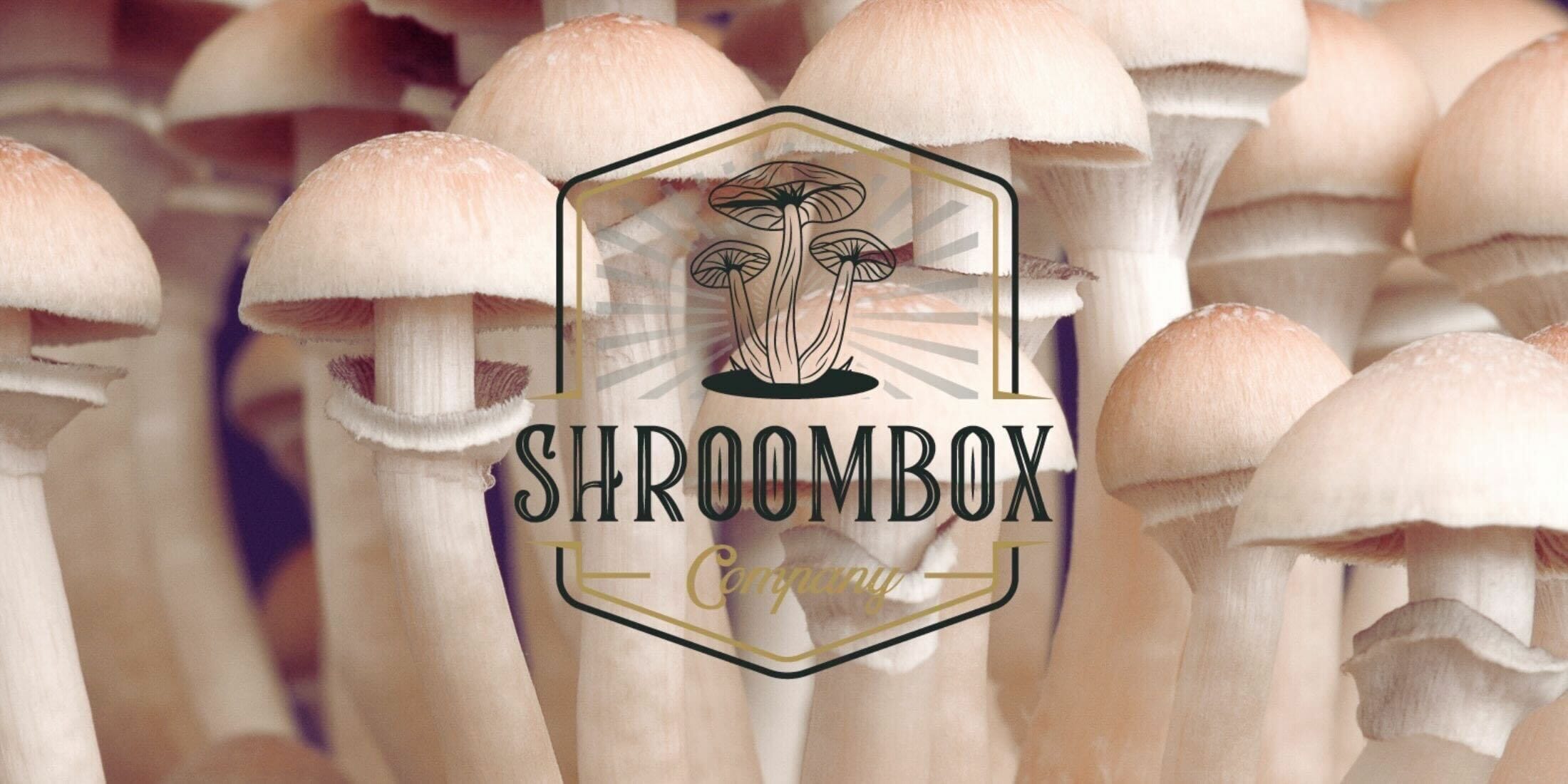 Shroom Box logo | Magic Mushrooms Edmonton Canada