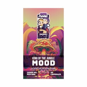 Super Magic Mushroom Bro’s - King of the Jungle MOOD - 400MG Capsules | Magic Mushrooms Edmonton Canada