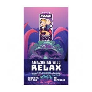 Super Magic Mushroom Bro’s - Amazonian Wild RELAX - 400MG Capsules | Magic Mushrooms Edmonton Canada